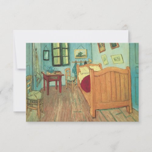 Bedroom by Vincent van Gogh Change of Address Invitation