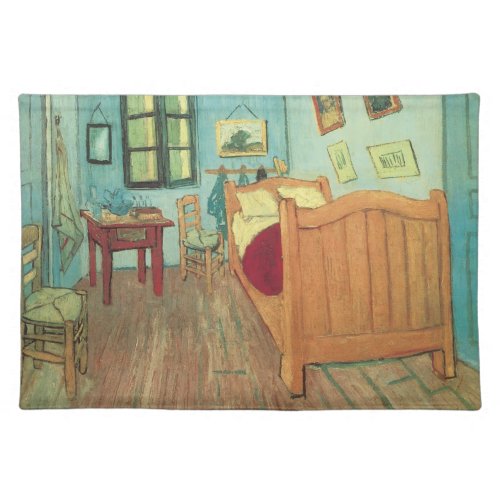 Bedroom in Arles by Vincent van Gogh Cloth Placemat
