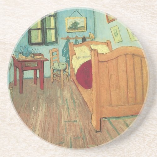 Bedroom in Arles by Vincent van Gogh Drink Coaster