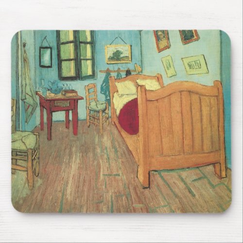 Bedroom in Arles by Vincent van Gogh Mouse Pad