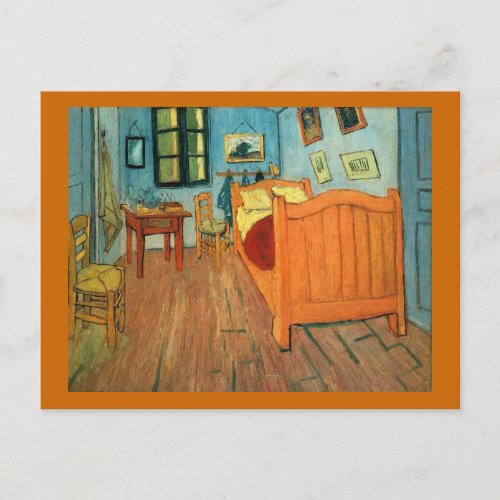 Bedroom in Arles by Vincent Van Gogh Postcard