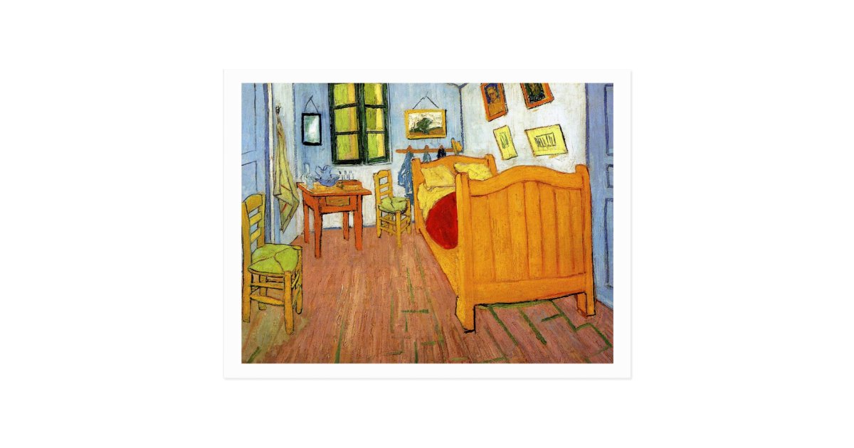 Bedroom In Arles By Vincent Van Gogh Postcard Zazzle Com