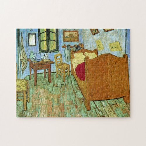 Bedroom in Arles F484 Van Gogh Fine Art Jigsaw Puzzle