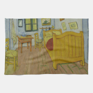  Bedroom in Arles, Oil Painting, Vincent Van Gogh Kitchen Towel