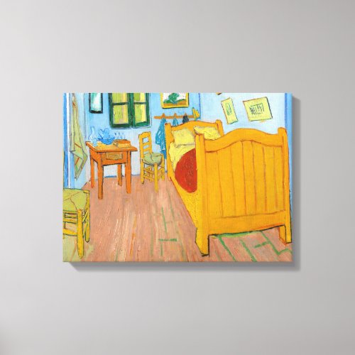 Bedroom In Arles Painting By Vincent Van Gogh Canvas Print