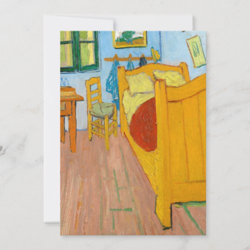 Bedroom In Arles Painting By Vincent Van Gogh Invitation