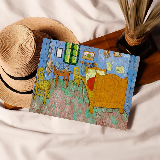 "Bedroom in Arles" painting by Vincent van Gogh Postcard Zazzle