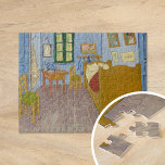 Bedroom in Arles | Vincent Van Gogh Jigsaw Puzzle<br><div class="desc">Bedroom in Arles (1889) by Dutch post-impressionist artist Vincent Van Gogh. Original fine art painting is an oil on canvas depicting an interior scene of Vincent's bedroom in Arles from an unusual warped perspective. The bright and bold use of color in this piece is typical of the vibrant palette he...</div>