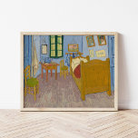 Bedroom in Arles | Vincent Van Gogh Poster<br><div class="desc">Bedroom in Arles (1889) by Dutch post-impressionist artist Vincent Van Gogh. Original fine art painting is an oil on canvas depicting an interior scene of Vincent's bedroom in Arles from an unusual warped perspective. The bright and bold use of color in this piece is typical of the vibrant palette he...</div>