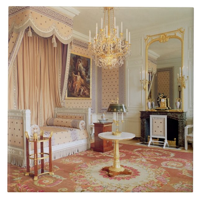 Bedroom in the Grand Trianon (photo) Ceramic Tile (Front)