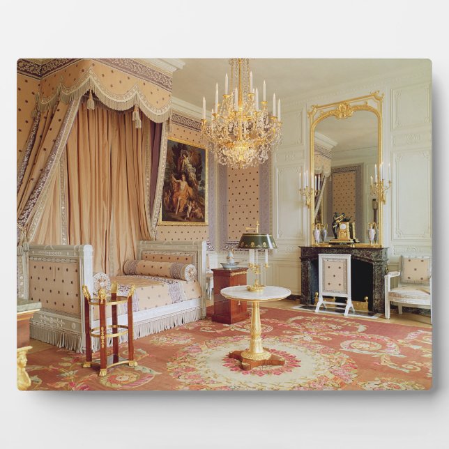 Bedroom in the Grand Trianon (photo) Plaque (Front)