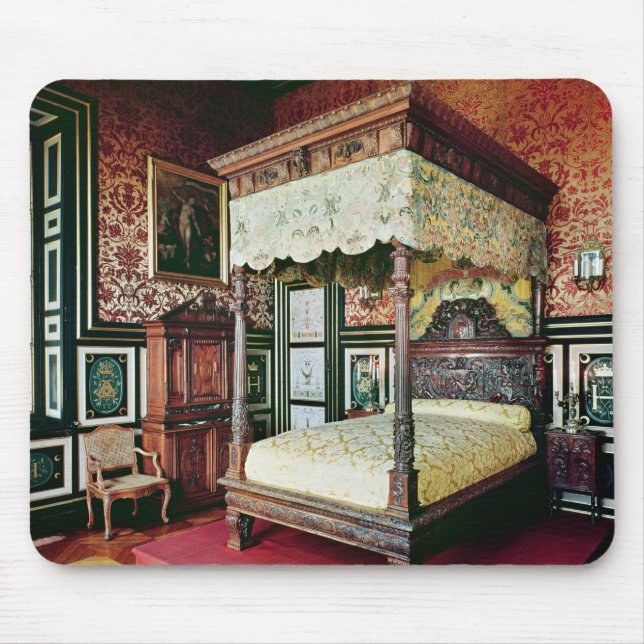 Bedroom of Henri II  and Diane de Poitiers Mouse Pad (Front)