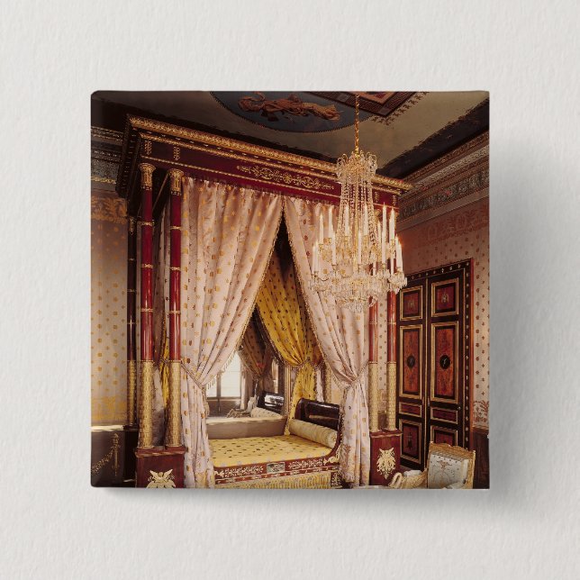 Bedroom of Queen Hortense de Beauharnais Button (Front)