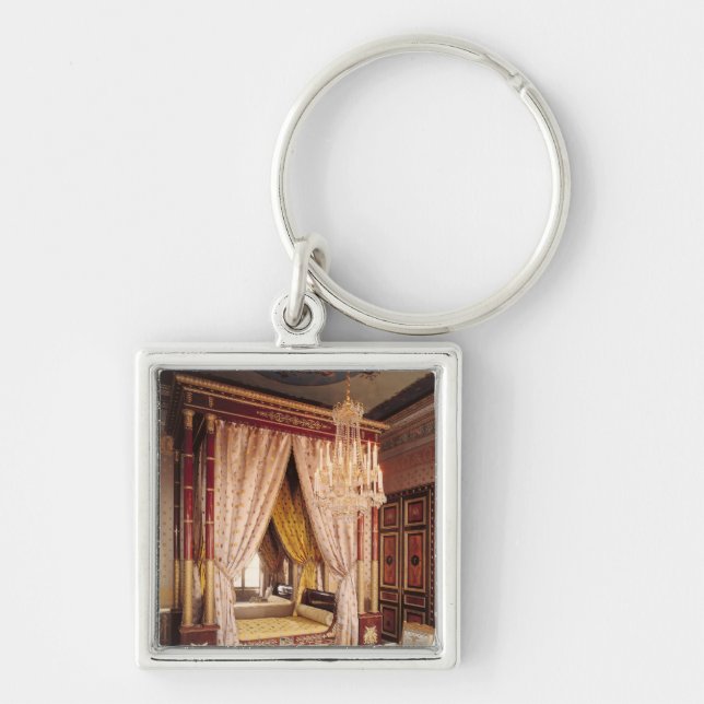 Bedroom of Queen Hortense de Beauharnais Keychain (Front)