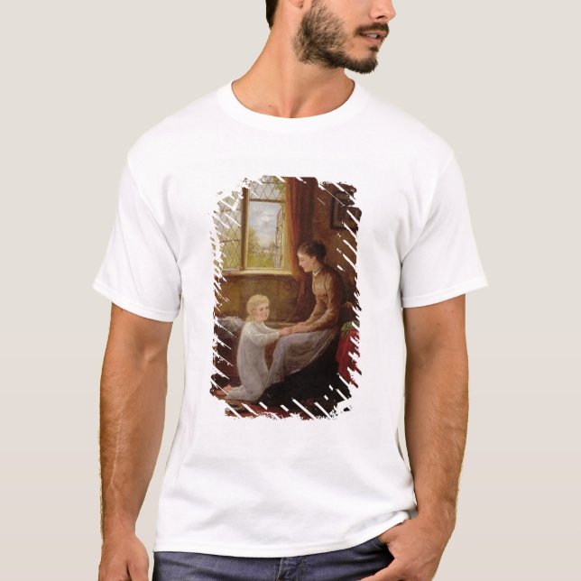 Bedtime, 1890 (oil on panel) T-Shirt (Front)
