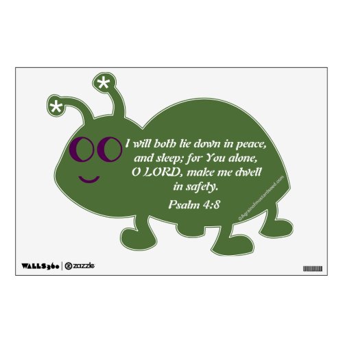 Bedtime Children Christian Quotes Wall Sticker