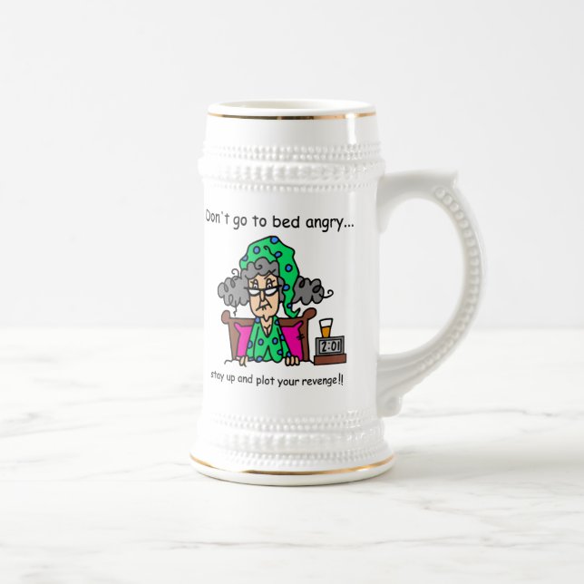 Bedtime Humor Beer Stein (Right)