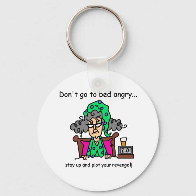 Bedtime Humor Keychain (Front)