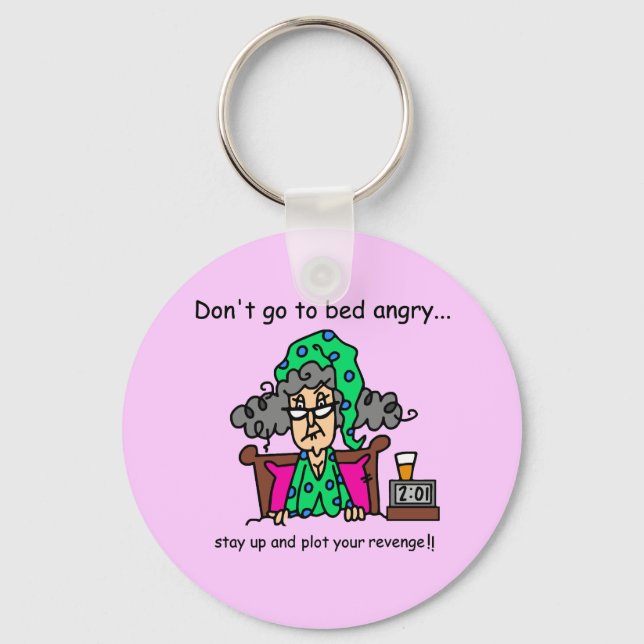 Bedtime Humor Keychain (Front)