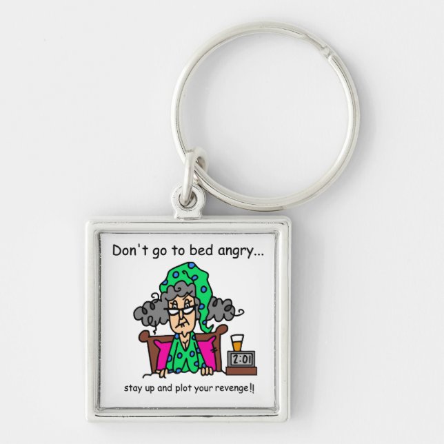 Bedtime Humor Keychain (Front)