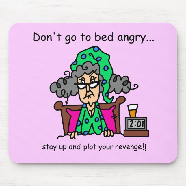Bedtime Humor Mouse Pad (Front)