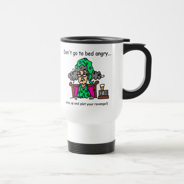 Bedtime Humor Travel Mug (Right)