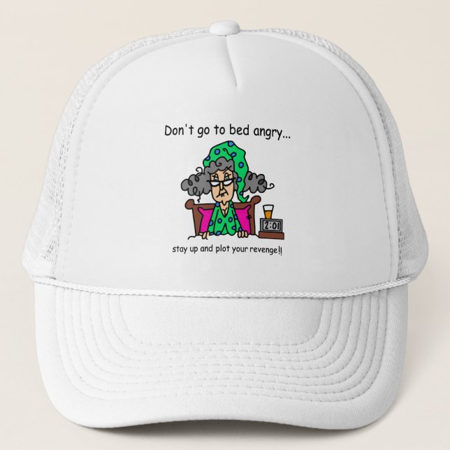 Bedtime Humor Trucker Hat (Front)