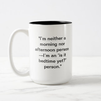 Bedtime Mug | Personalized Gift for Sleep Lovers
