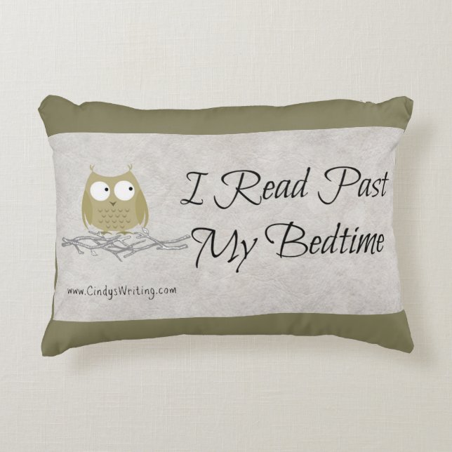 Bedtime Owl Pillow (Front)