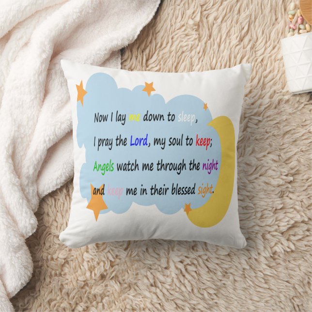 Bedtime Prayer Pillow (Boys) (Blanket)
