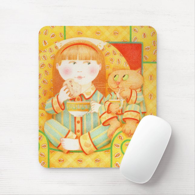 BEDTIME SNACK Mouse Pad (With Mouse)