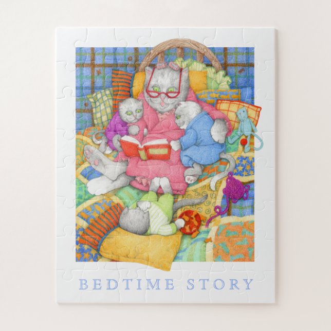 BEDTIME STORY 16x20 Big Pieces Puzzle (Vertical)