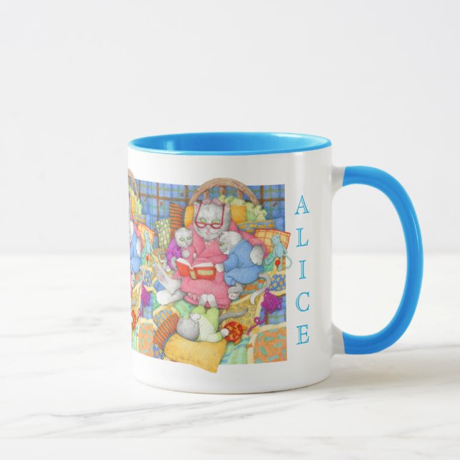 BEDTIME STORY Blue Combo Mug  (Right)