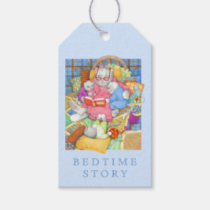 BEDTIME STORY Gift Tags - Blue