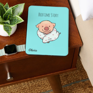 Bedtime Story Pig in Blanket Cute Reading Gift Kindle Cover