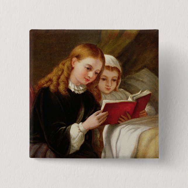 Bedtime Story Pinback Button (Front)