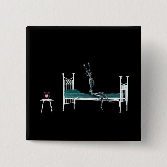 Bedtime X-Ray Skeleton Original Pinback Button