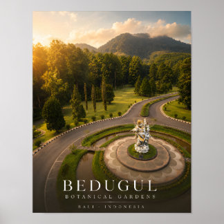Bedugul Botanical Gardens Poster