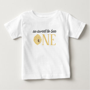 Bee 1st Birthday Sweet to Bee One Baby T-Shirt