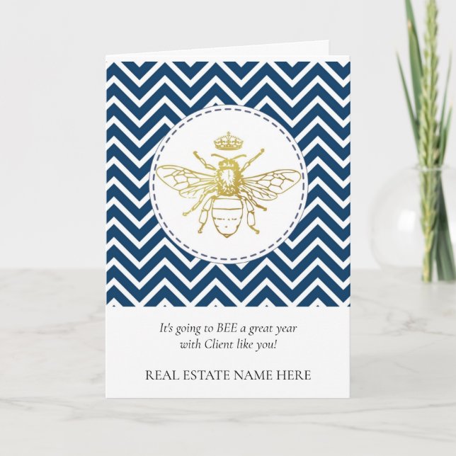 Bee a great year real estate  Card (Front)
