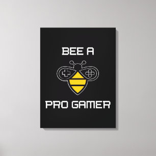 Bee A Pro Gamer, Bee Gifts ,I Love Bee, Beekeeping Canvas Print
