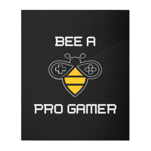 Bee A Pro Gamer, Bee Gifts ,I Love Bee, Beekeeping Metal Print