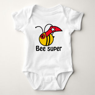 Bee a superhero! baby bodysuit