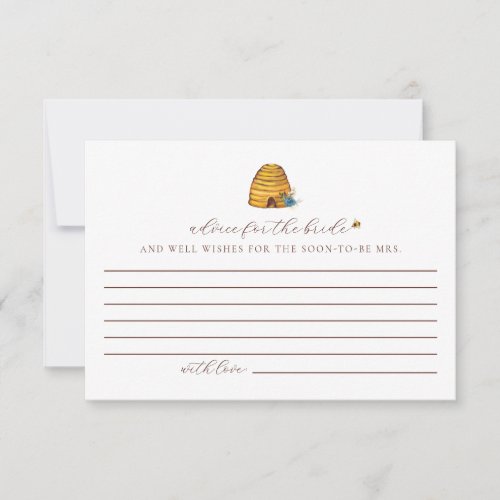Bee Advice for the Bride Cards