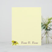 Bee and Black Eyed Susan Letterhead (Standing Front)