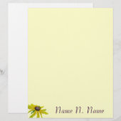 Bee and Black Eyed Susan Letterhead (Front/Back)