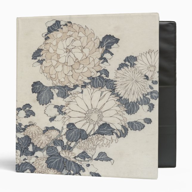 Bee and chrysanthemums binder (Front/Inside)