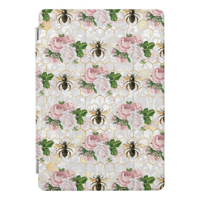 Bee and Flower iPad Pro Cover (Front)