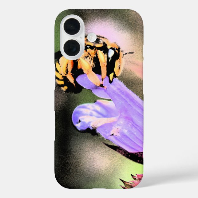 Bee and Flower iphcnm Case-Mate iPhone Case (Back)
