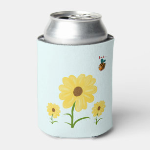 Gold Glitter Bee Can Koozie  Insulated Beverage Holder – Southern Jade  Design Co LLC